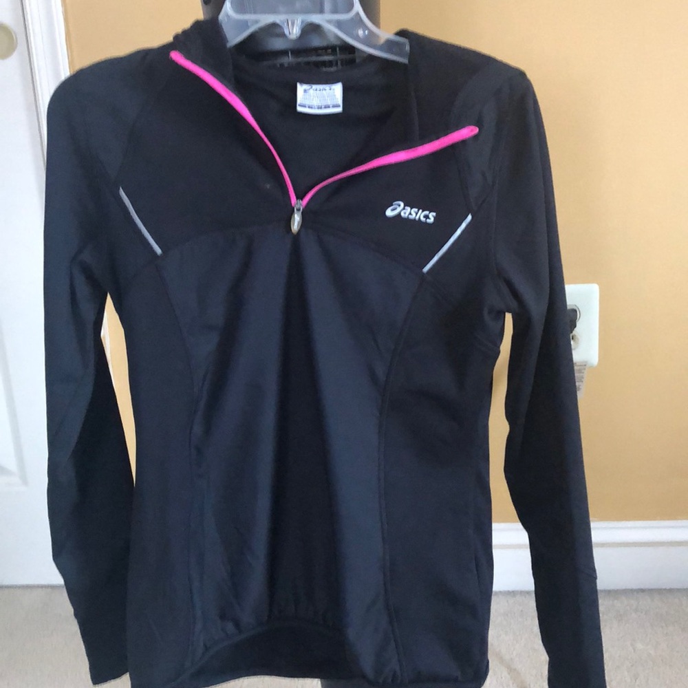 Black Asics track jacket